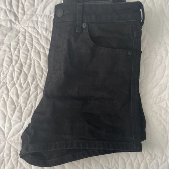 Frank and Oak Black Jean Short - Picture 3 of 3